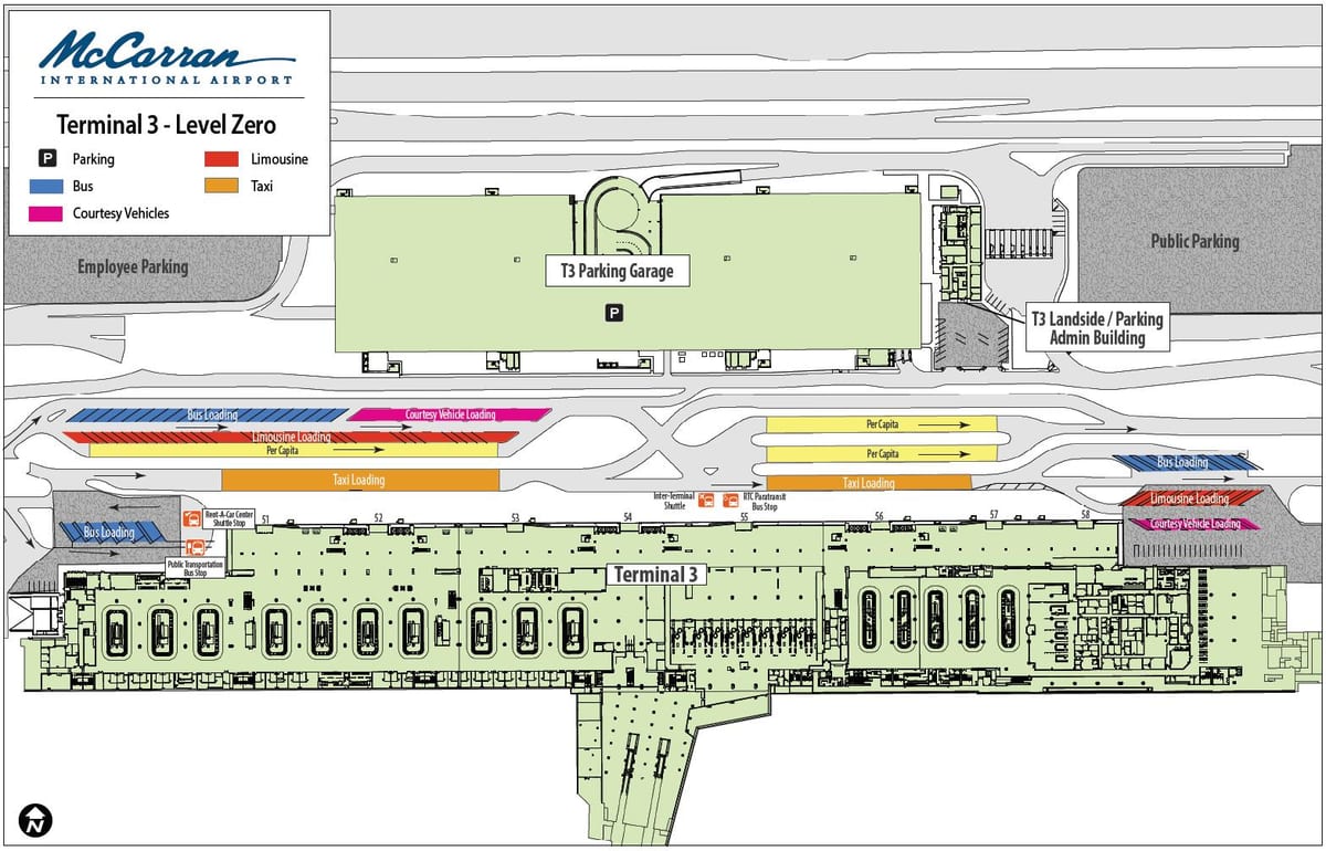 Las Vegas peta terminal 3